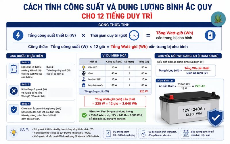 Bộ đổi nguồn điện Inverter dự phòng cúp điện cho hồ thủy sinh