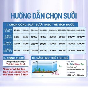 Cách chọn công suất máy sưởi