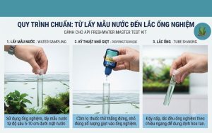 Cách sử dụng bộ kiểm tra nước hồ cá