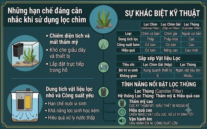 Lọc trong hồ thủy sinh