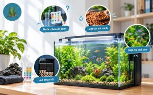 những sai lầm khi nuôi cá cảnh