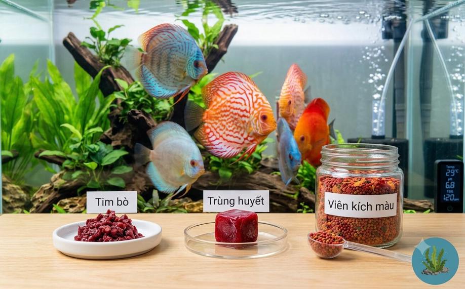 thức ăn cho cá đĩa