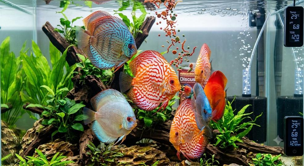 thức ăn cho cá đĩa